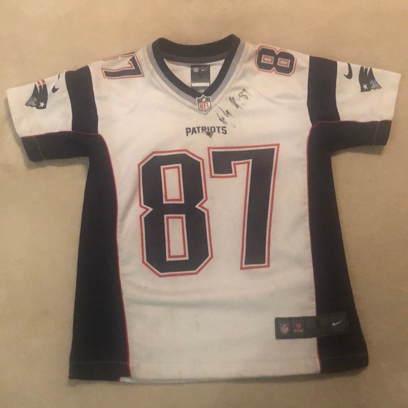 Signed Rob Gronkowski jersey patriots edition